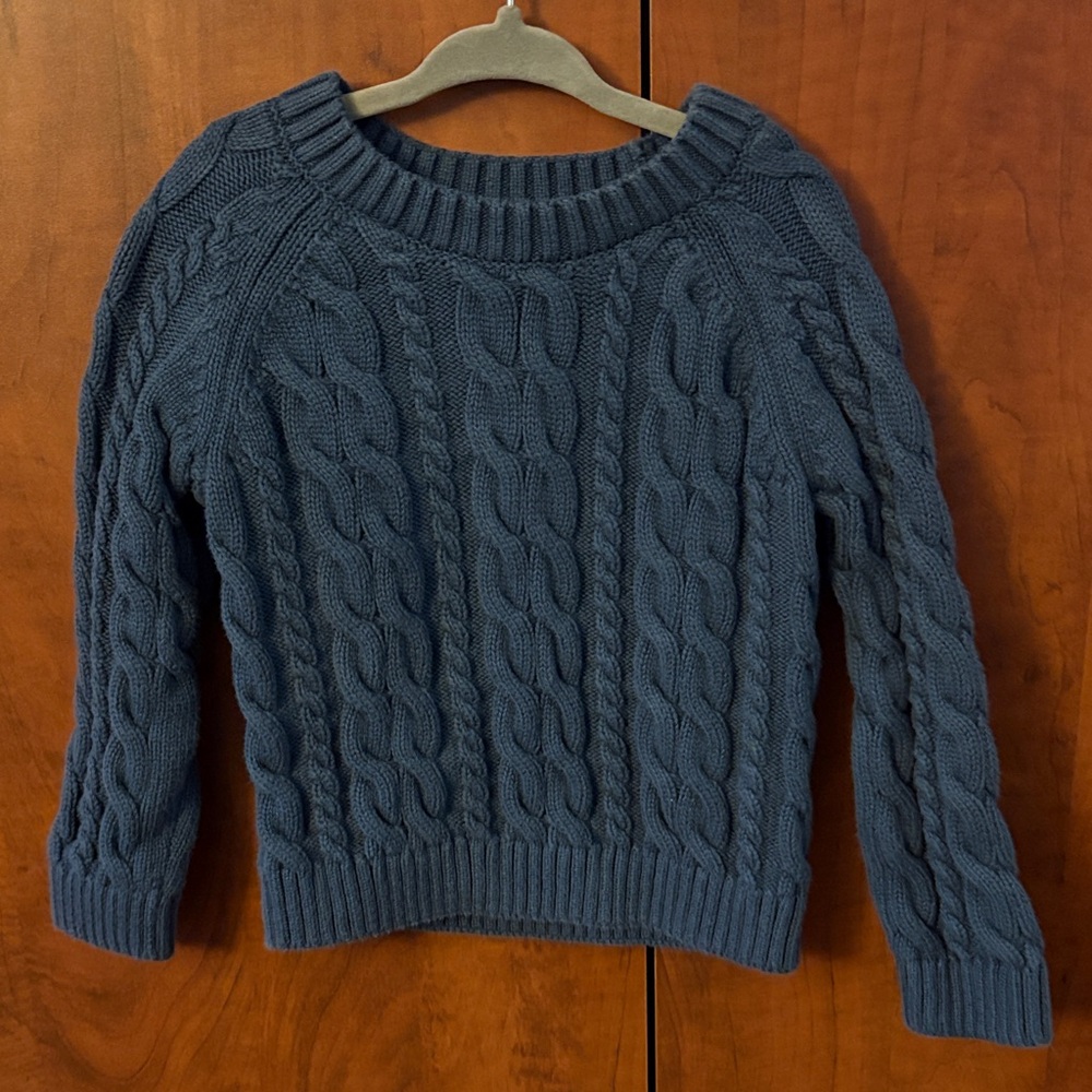 4/$20 🌱 Carter’s Cable Knit Blue Sweater 24M
